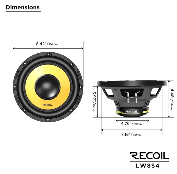 Recoil Audio LW8S4 444