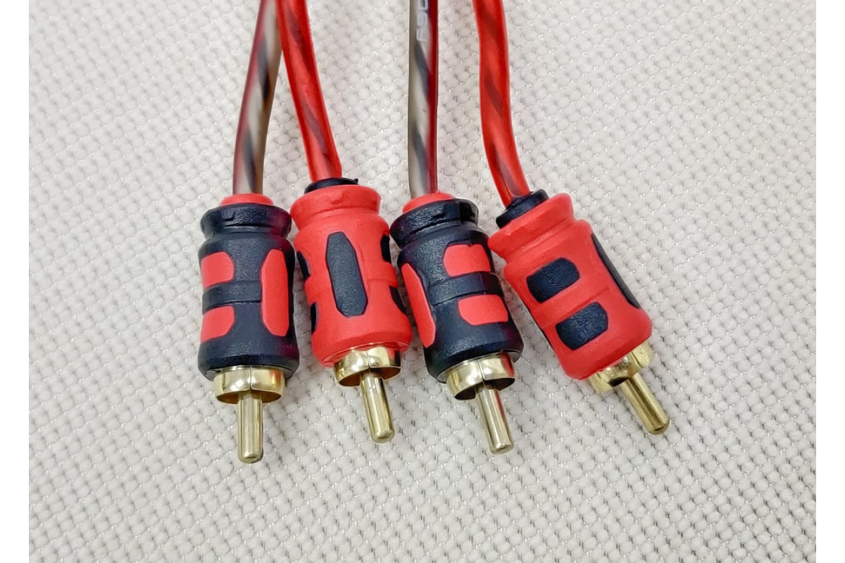FSD audio Master RCA 2.5 2 2-х канальный межблочный кабель 2,5 м, луженая медь, двойной экран 222