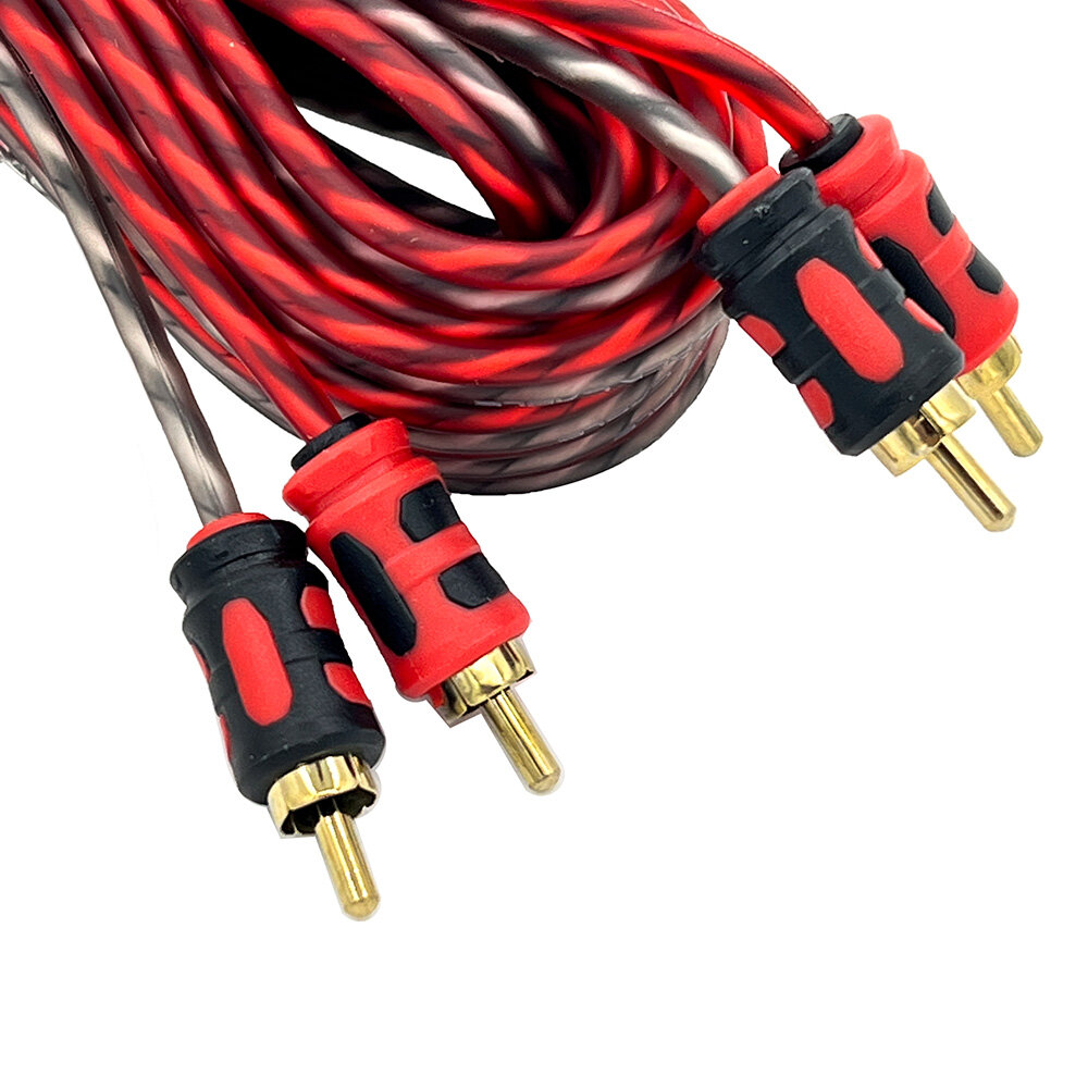 FSD audio Master RCA 5.2 2-х канальный межблочный кабель 5 м, луженая медь, двойной экран 222