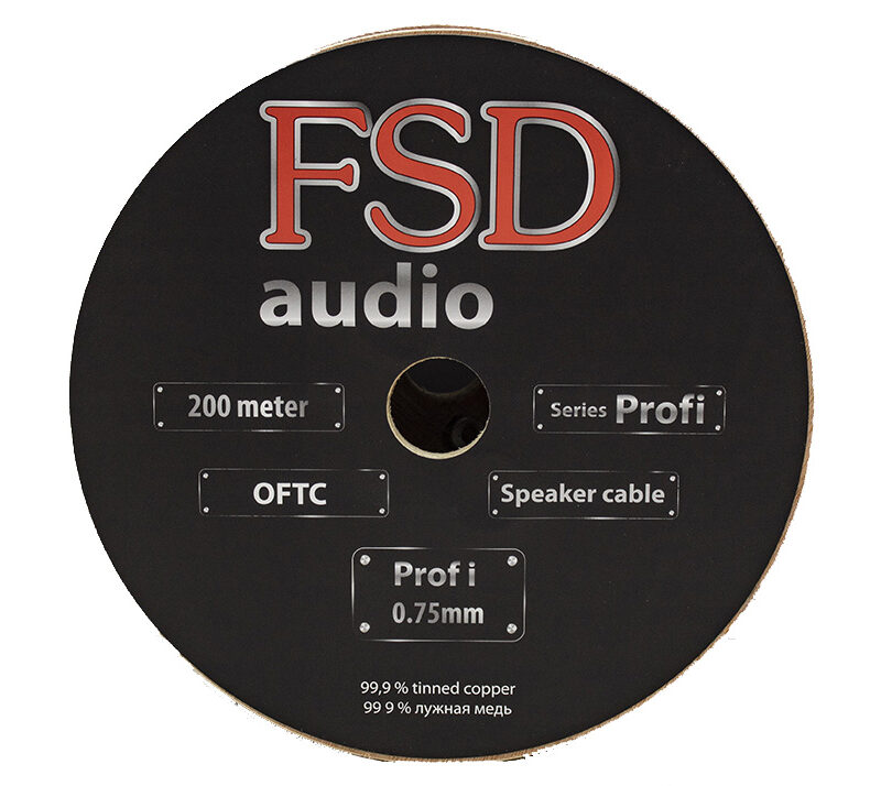 FSD audio PROFI 0.75 mm 18 GA Луженая медь (бухта 200 м)111