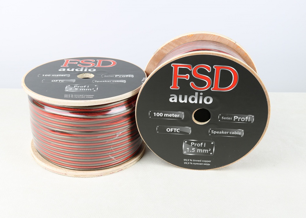FSD audio PROFI 1,5 mm 16 GA Луженая медь (бухта 100 м) 111