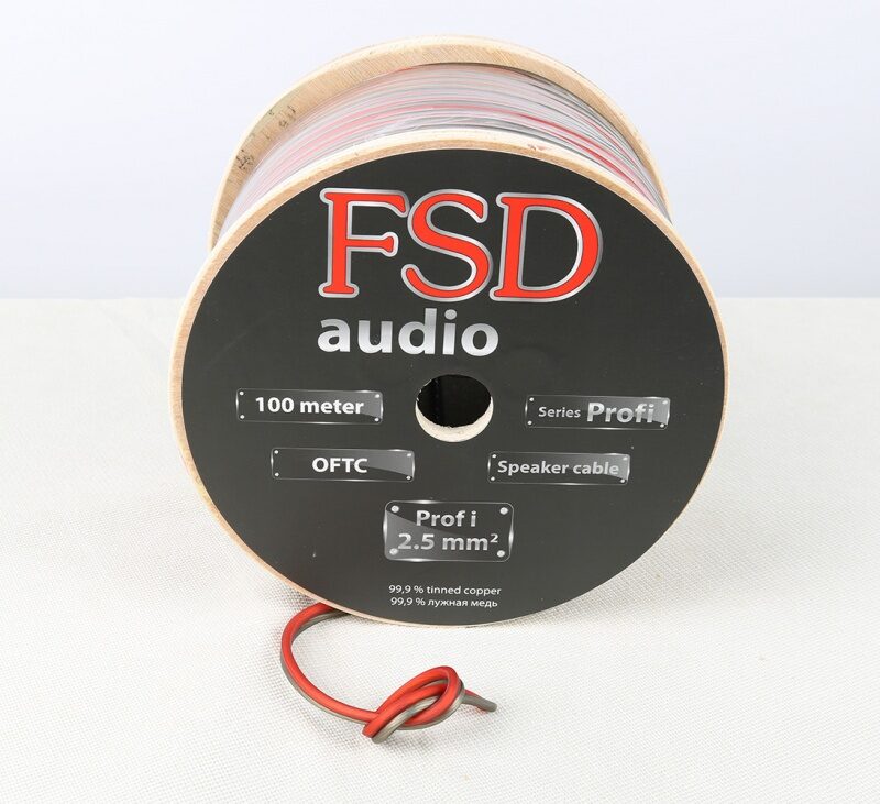 FSD audio PROFI 2,5 mm 14 GA Луженая медь (бухта 100 м) 222